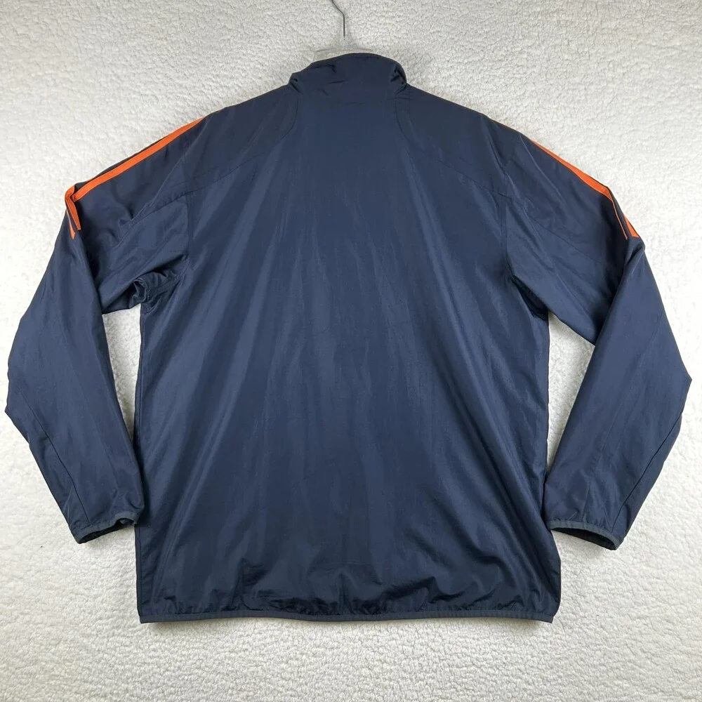 Vintage Adidas Jacket Mens XL 3 Stripes Full Zip Windbreaker Athletic 90s Y2K